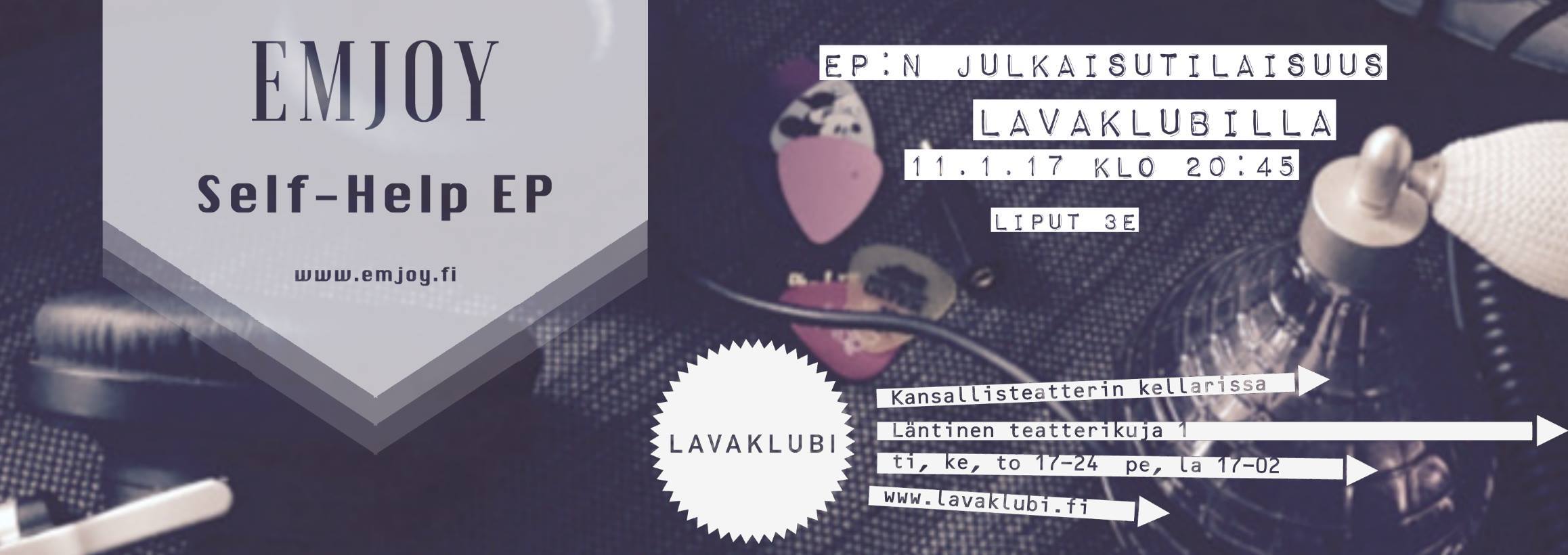 keikka lavaklubi emjoy self-help esiintyminen show 11.1.2016 20:45